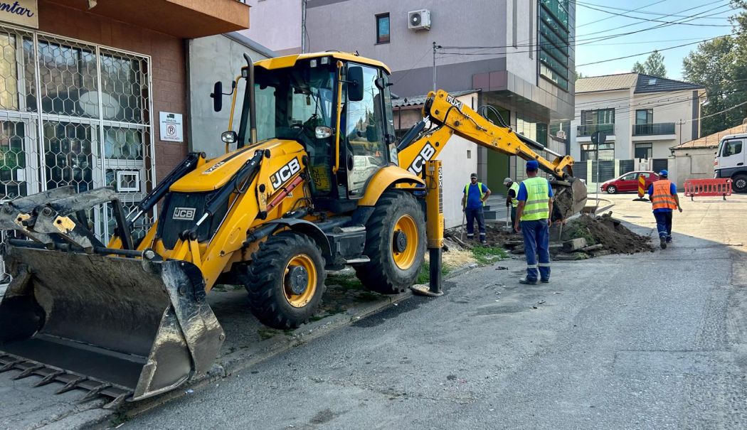 Lucrări de reabilitare a trotuarelor și carosabilului în două zone din Constanța