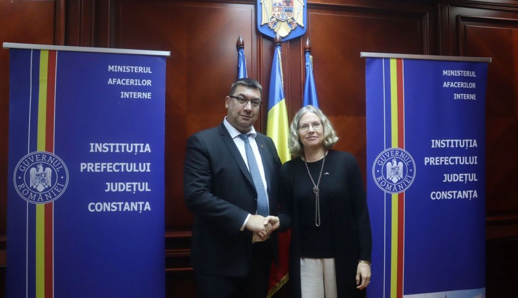 Vizită oficială a Ambasadorului Republicii Estonia, la Prefectura Constanța. Ce subiecte au fost abordate