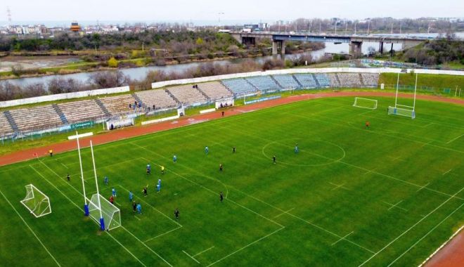 Trei meciuri oficiale, sâmbătă, pe stadionul „Flacăra” din Năvodari