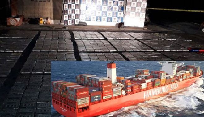 1.144 kilograme de cocaină pură, descoperite pe un portcontainer - 1144kilogramedecocainapura-1533884095.jpg