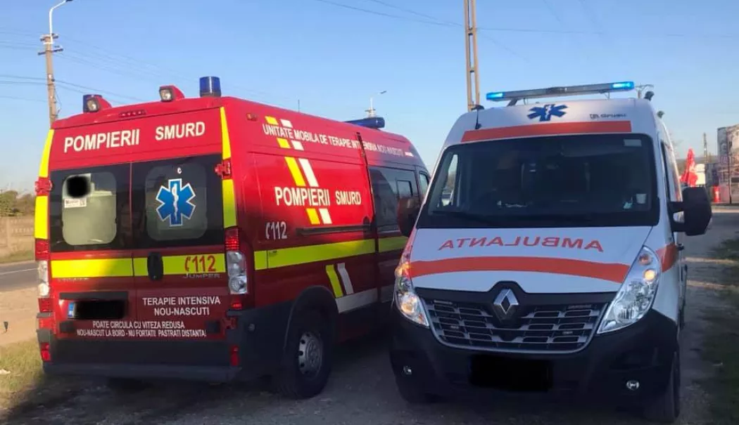 UPDATE Accident rutier în localitatea Saraiu. Trei victime, printre care și un copil