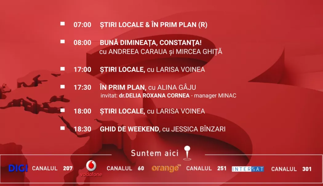 Programul zilei de joi, 22 ianuarie, de la Antena 3 Constanța - 135cd6c56cfe491993d22ce0d52529d9-1769010649.webp