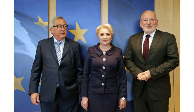 V. Dăncilă, la discuții cu Juncker și Timmermans. Le-a promis că nu mai modifică legile justiției - 1559651244big08resize-1559666039.jpg