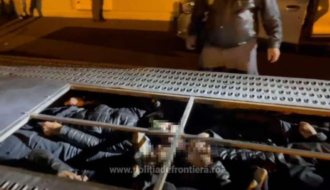 Poliţia de Frontieră. Zece sirieni, ascunşi în interiorul unei platforme auto. Ce intenţii aveau