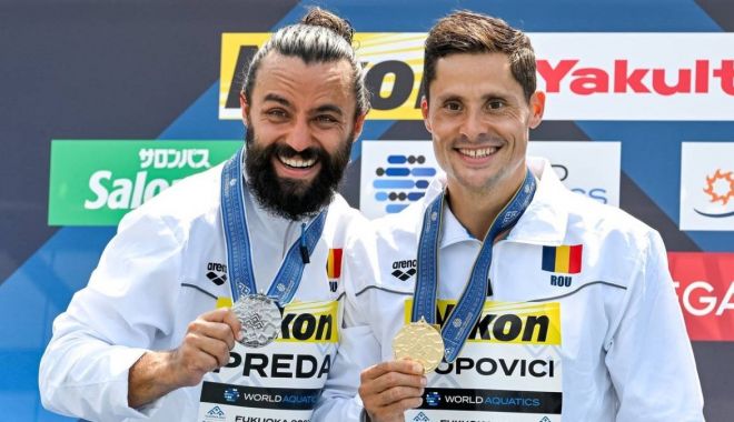 Performanță nemaivăzută pentru România! Constantin Popovici și Cătălin Preda, AUR și ARGINT la Fukuoka