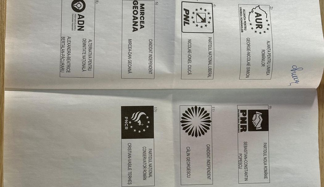 Astăzi se trage la sorți ordinea de înscriere a candidaţilor la alegerile prezidenţiale pe buletinul de vot - 1729760983buletin1-1742628724.jpeg