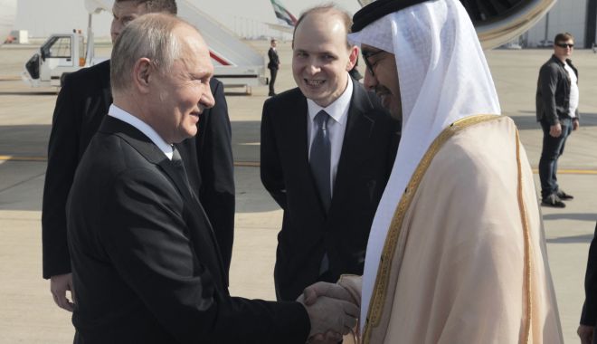 Putin s-a întâlnit cu liderul Emiratelor Arabe Unite, în efortul de intensificare a relațiilor cu statele din Golf