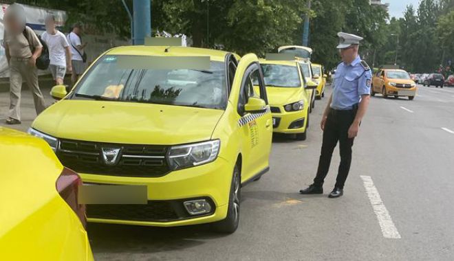 Şoferii de taxi şi transport în comun, luaţi la bani mărunţi de poliţiştii din Constanţa! 