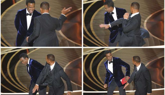 VIDEO. S-a lăsat cu palme și nervi, pe scena galei Oscar, din cauza unei glume deplasate