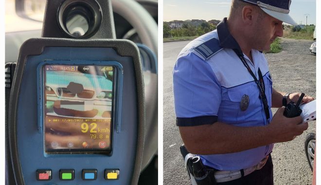 ACȚIUNE DE TIP "BLITZ", DESFĂȘURATĂ DE POLIȚIȘTII RUTIERI CONSTĂNȚENI. Permise suspendate, amenzi date
