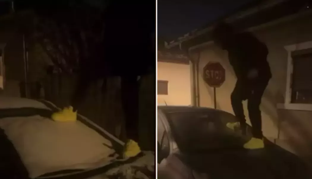 Maşini vandalizate de un adolescent de 16 ani care a acceptat o provocare pe TikTok - 20260111-5-1768133417.webp