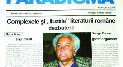 Declarații de nemurire pentru Marin Mincu în noul număr al revistei 