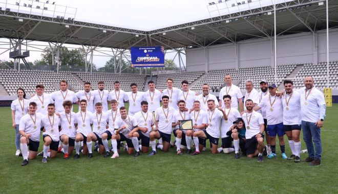 CSM Constanţa a cucerit titlul de campioană a României la rugby juniori U20