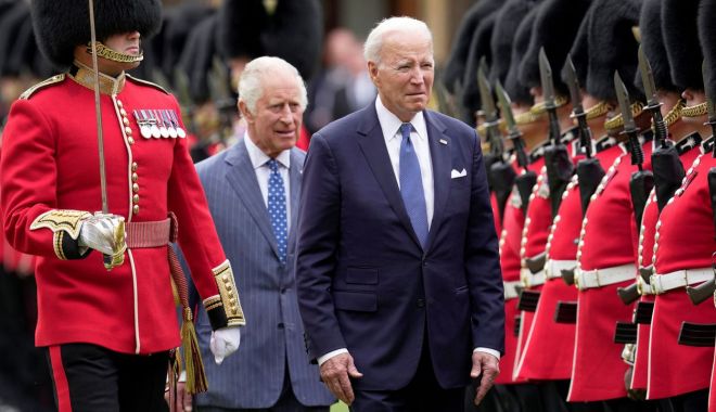 Joe Biden s-a întâlnit cu Regele Charles, la castelul Windsor - 23071013275601bidenking071023-1689001409.jpg