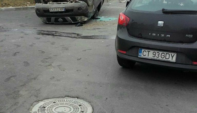 GRAV ACCIDENT RUTIER, la Constanța. Două victime, după ce o mașină s-a răsturnat - 23514979150788647596475116886437-1510731991.jpg