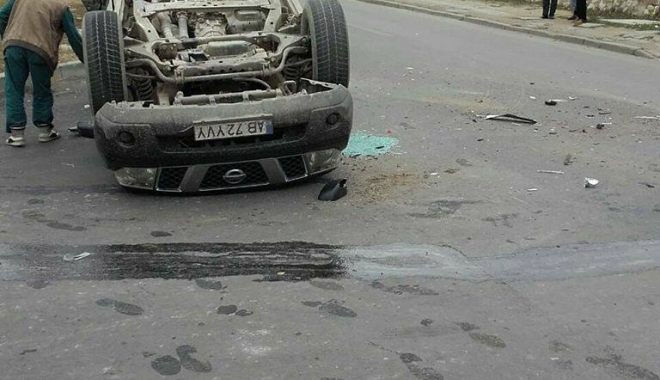 GRAV ACCIDENT RUTIER, la Constanța. Două victime, după ce o mașină s-a răsturnat - 23627307150788645929808648913835-1510731996.jpg