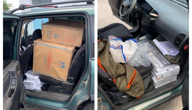 FLAGRANT pe Autostrada Soarelui. Transport de țigări de contrabandă, oprit înainte să ajungă pe litoral - 26iulieflagrantautostrada-1595749189.jpg
