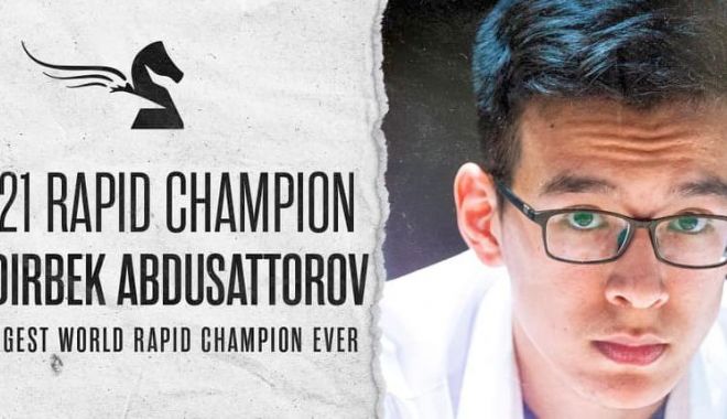 Şah / La doar 17 ani, Nodirbek Abdusattorov - cel mai tânăr campion mondial la șah rapid - 27022840940423498148847617426068-1640785774.jpg
