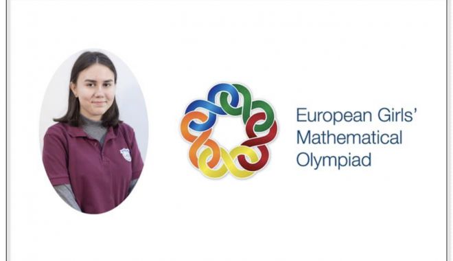 BRAVO, Lucia Rîșnoveanu! Medalie de argint la Olimpiada Europeană de Matematică pentru Fete