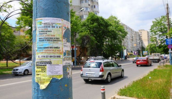 Afișajul pe stâlpi este ilegal! Ce amenzi riscă cei care lipesc mesaje publicitare pe stâlpi - 3-1590761118.jpg