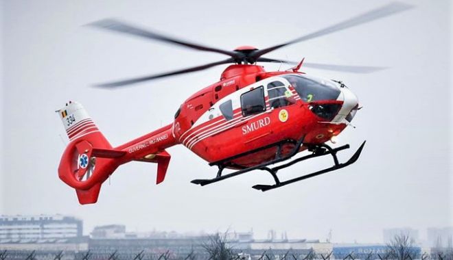 Motociclist rănit grav într-un accident! A fost chemat elicopterul SMURD - 334elicopter-1659082166.jpg