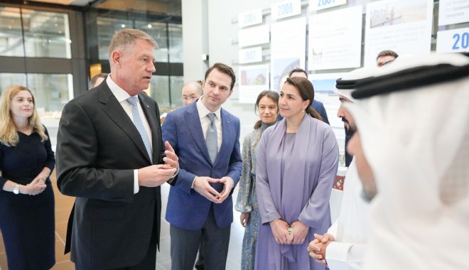 Preşedintele Klaus Iohannis a vizitat Masdar City, oraş axat pe asigurarea unui grad ridicat de sustenabilitate - 33668465556100610757656564671429-1679219774.jpg