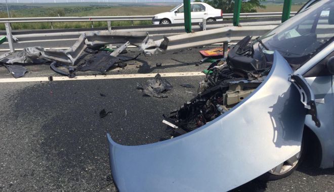 ACCIDENT rutier pe Autostrada Soarelui. O persoană este rănită - 38008818199090970759961943782200-1532866149.jpg