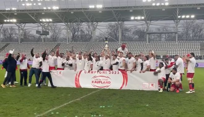 CS Dinamo Bucureşti, campioană naţională la rugby după o pauză de 15 ani