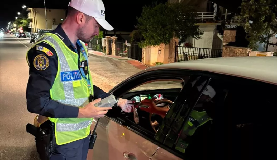 Foto - Controale rutiere în municipiul Mangalia. Polițiștii au aplicat 138 de sancțiuni