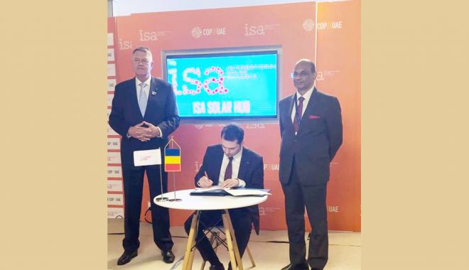 Ministrul Energiei a semnat aderarea României la International Solar Alliance, la COP-28