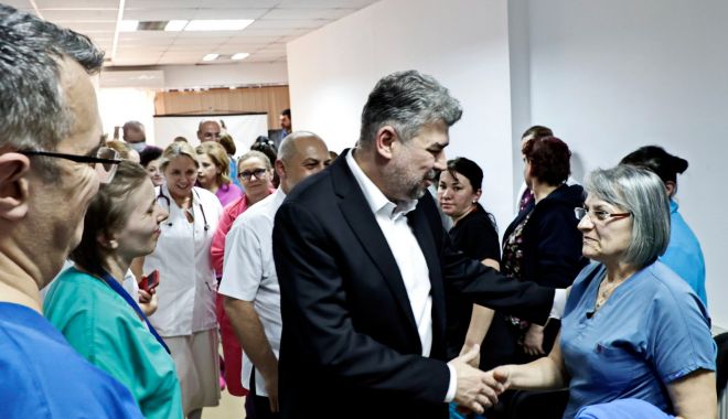 Premierul Marcel Ciolacu, vizită la Spitalul Universitar din Bucureşti înainte de întâlnirea cu liderii Sanitas