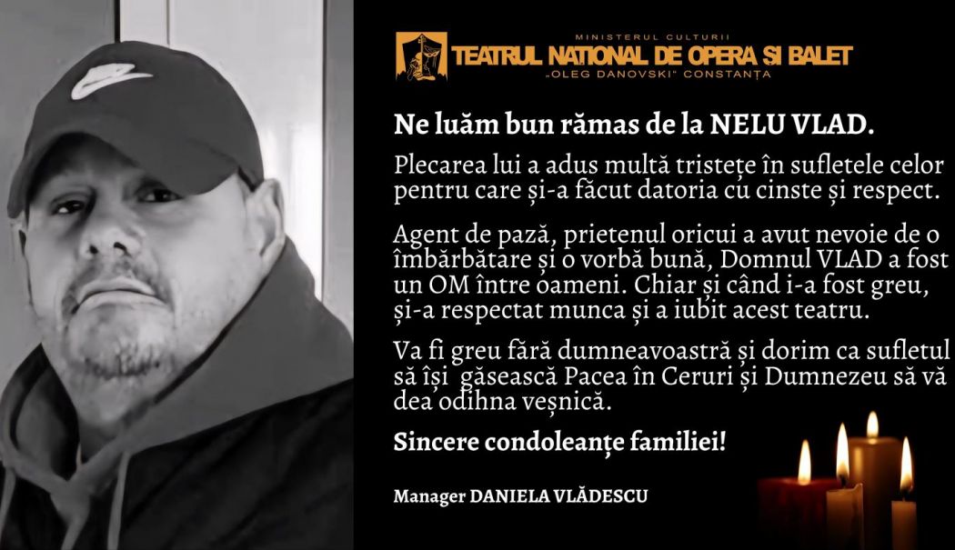 Doliu la Teatrul „Oleg Danovski”. ”Și-a făcut datoria cu cinste!” - 44763471587503643799676588722483-1717570694.jpg