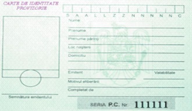 Eliberarea buletinului provizoriu a fost reglementată. Regulile privind schimbarea cărții de identitate pentru români