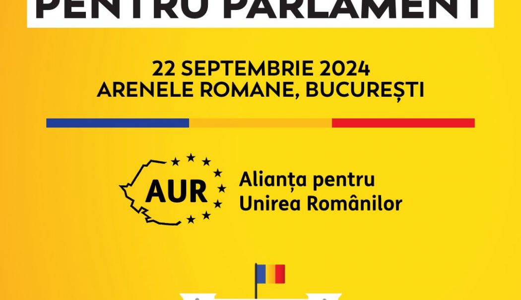 AUR și-a prezentat candidații pentru alegerile parlamentare, la Arenele Romane din București. Cine se află pe lista secreta publicului, de la Constanţa