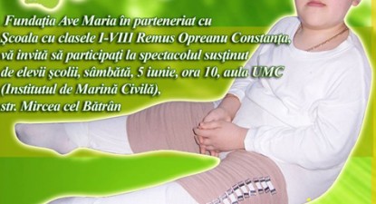 Elevii Școlii nr. 7 oferă un spectacol de binefacere pentru colegul lor - 492bf8da48a696c794105d4095e07280.jpg
