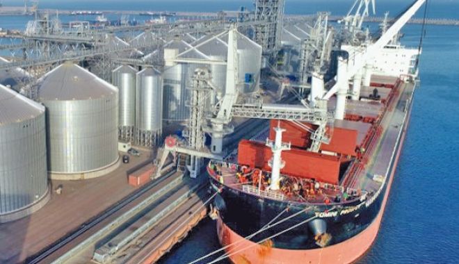 Ucraina a exportat 3,33 milioane de tone de cereale prin portul Constanța