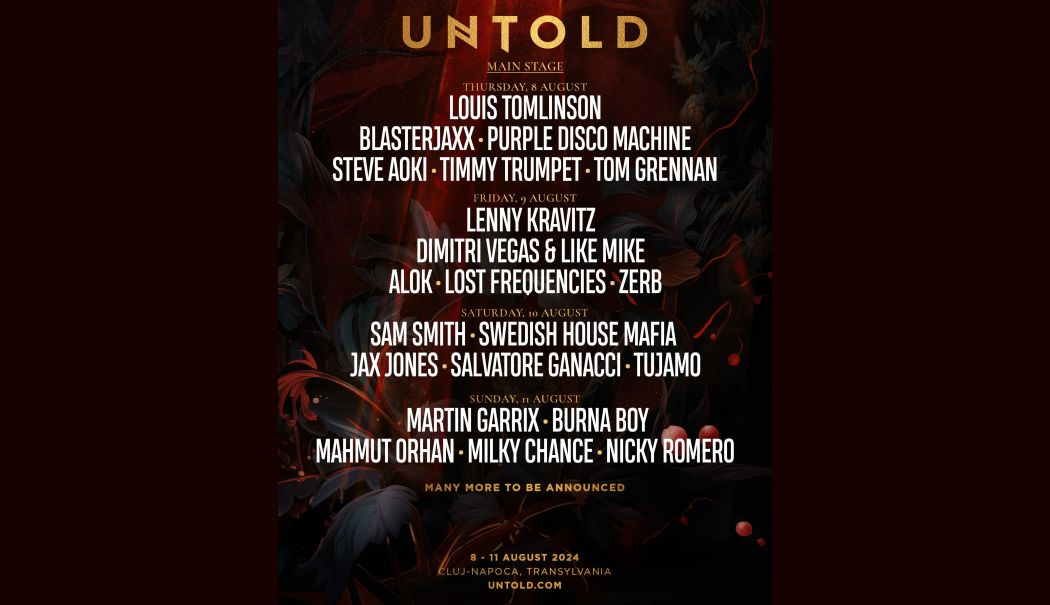 Vezi în ce zile vor urca pe scena principală a Festivalului UNTOLD Lenny Kravitz și Swedish House Mafia