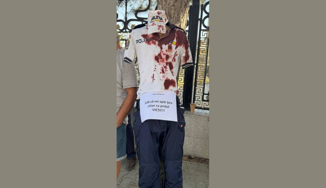 Protest al poliţiştilor din Babadag, după ce un coleg a fost bătut în misiune. Ce solicită oamenii legii