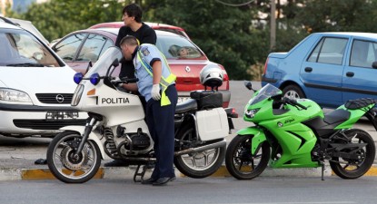Motocicliștii au fost 