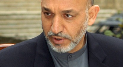 Hamid Karzai a primit 