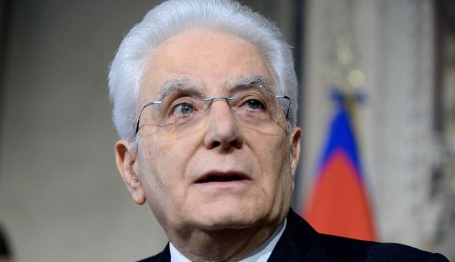 Președintele italian Sergio Mattarella: 
