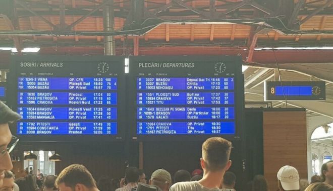 Trenul Arad – București Nord – Mangalia, întârziere de 210 minute la sosirea în Gara de Nord