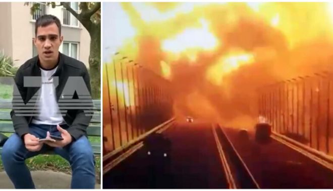 RĂZBOI ÎN UCRAINA. Proprietarul camionului care a explodat pe podul din Crimeea a reacționat