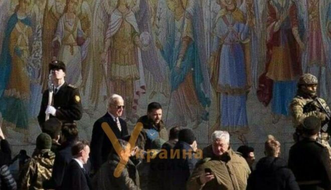 VIZITĂ SURPRIZĂ! Joe Biden a ajuns la Kiev! 