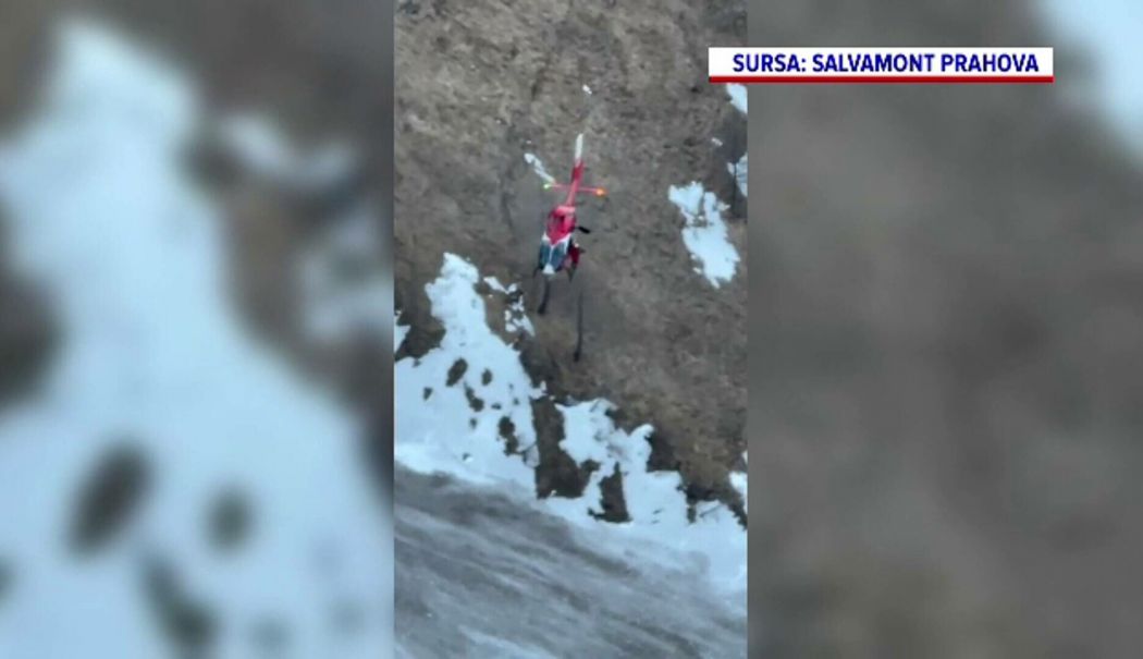 Trei turişti străini blocaţi într-o zonă abruptă din Munţii Bucegi, salvaţi după o intervenţie dificilă - 62519485-1739635889.jpg
