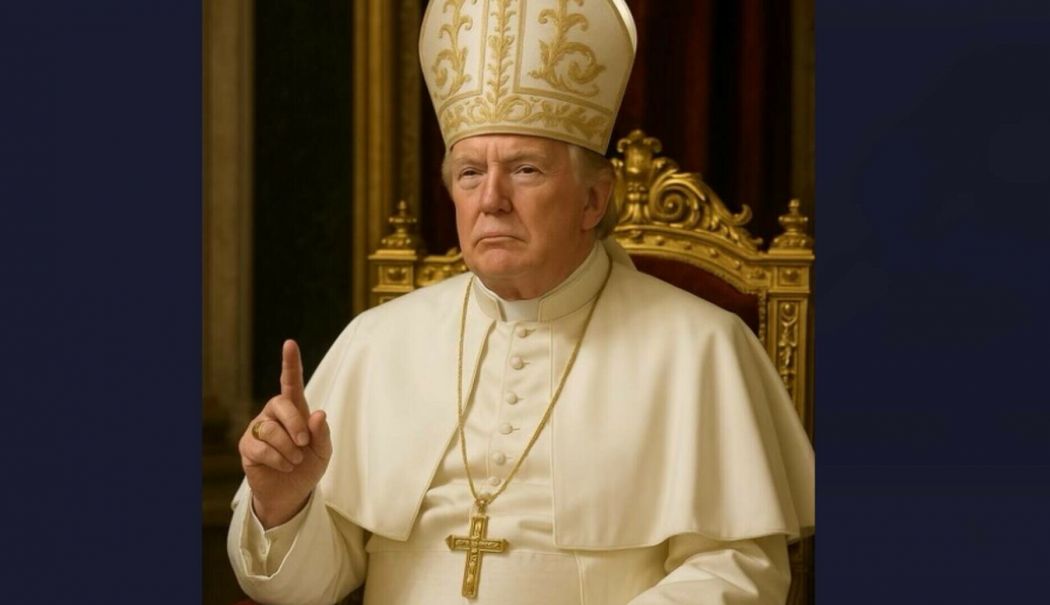 Trump a publicat un portret al său îmbrăcat ca Papa. "Mi-ar plăcea să fiu Papă. Asta ar fi alegerea mea numărul unu"