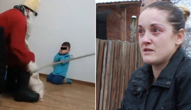 Mama copilului umilit de bărbatul deghizat în Moș Nicolae: 
