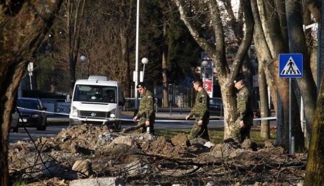 Drona căzută la Zagreb transporta o bombă. Substanţa conţinută, un mister!