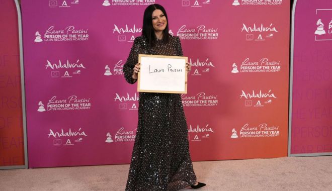 Laura Pausini, desemnată Personalitatea Anului de către Latin Recording Academy