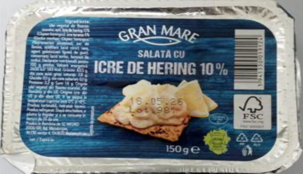 Alertă alimentară. Produs retras de urgență din magazine după depistarea unei bacterii periculoase